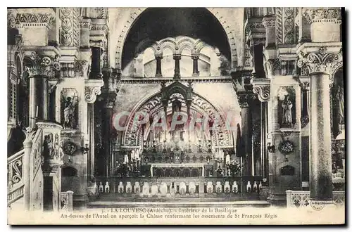 Cartes postales La Louvesc Interieur de la Basilique