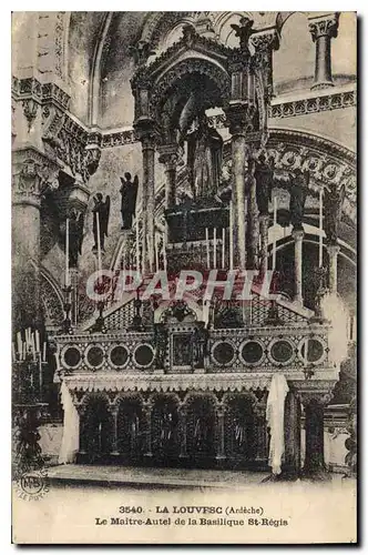 Cartes postales La Louvesc Ardeche Le Maitre Autel de la Basilique St Regis