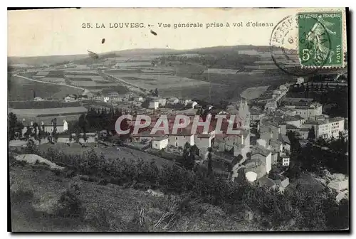 Ansichtskarte AK La Louvesc Ardeche Vue generale prise a vol d'Oiseau