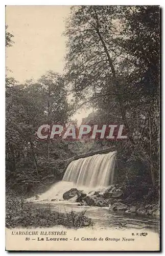 Cartes postales l'Ardeche Illustree La Louvesc La Cascade de Grande Neuve