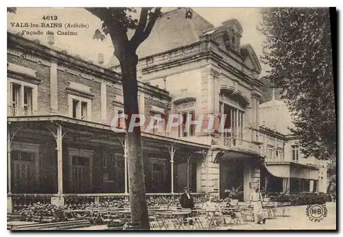 Cartes postales Vals les Bains Ardeche Facade du Casino