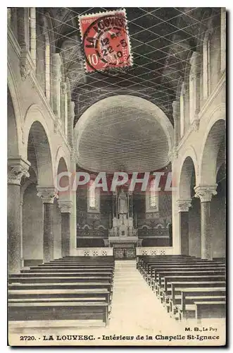 Ansichtskarte AK La Louvesc Interieur de la Chapelle St Ignace