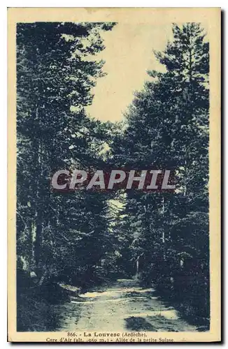 Cartes postales La Louvesc Ardeche Allee de la petite Suisse
