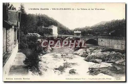 Cartes postales l'Ardeche Illustree Vals les Bains La Volane et les Vivaraises