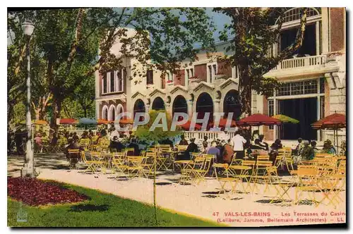 Ansichtskarte AK Vals les Bains Les Terrasses du Casino