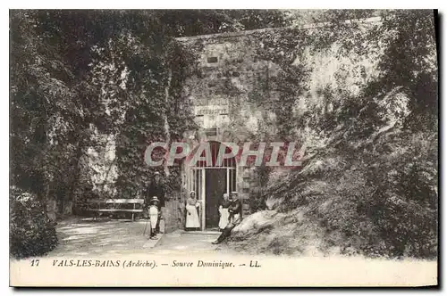 Cartes postales Vals les Bains Ardehe Source Dominique