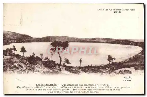 Cartes postales Les Htes Cevennes Illustrees Lac d'Issarles Vue generale panoramique