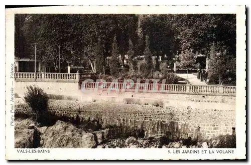 Cartes postales Vals les Bains Les Jardins et la Volane