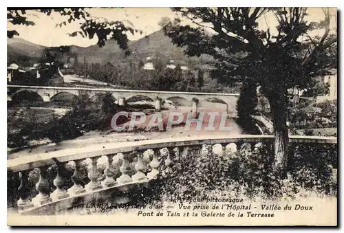 Ansichtskarte AK Lac d'Issarles Vue prise de l'Hopital Vallee du Doux Pont de Tain et la Galerie de la Terrasse