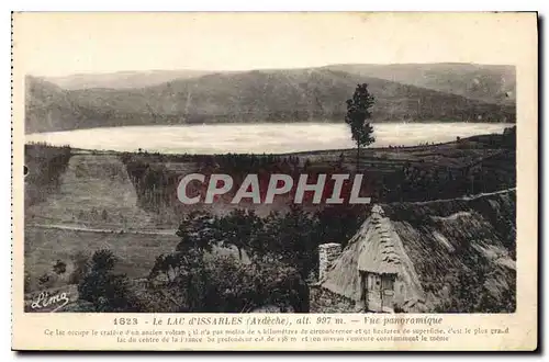Cartes postales Le Lac d'Issarles Ardeche Vue panoramique