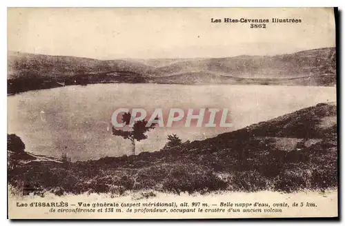 Ansichtskarte AK Les Htes Cavennes Illustrees Lac d'Issarles Vue generale Belle nappe d'eau