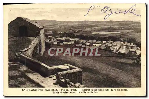 Cartes postales Saint Agreve Ardeche Sejour d'ete delicieux cure de repos