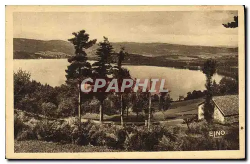 Ansichtskarte AK Lac d'Issarles Ardeche Vue panoramique