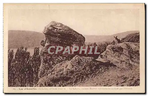 Cartes postales Lac d'Issarles Ardeche Le Sphinx