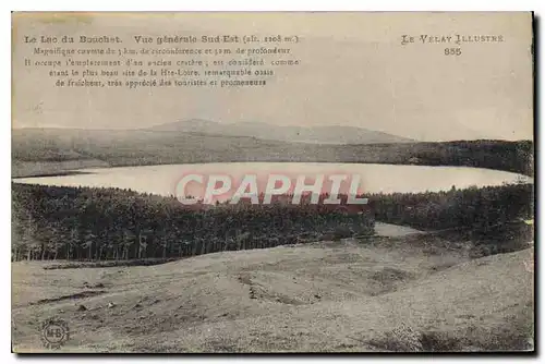 Cartes postales Le Lac d'Issarles Ardeche Vue generale Sud Est