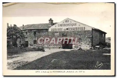 Cartes postales l'Auberge de Peyrebeille Ardeche