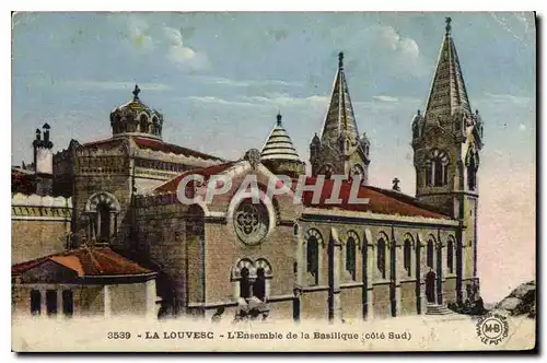 Cartes postales La Louvesc l'Ensemble de la Basilique Cote Sud