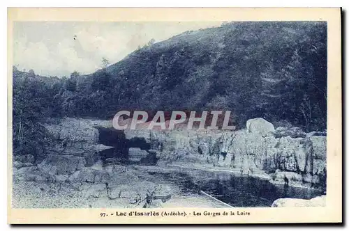 Cartes postales Lac d'Issarles Ardeche Les Gorges de la Loire