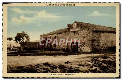 Cartes postales l'Ardeche Pittoresque l'Auberge de Peyrebeille