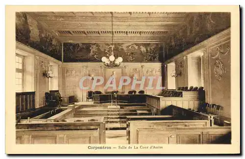 Cartes postales Carpentras Salle de La Cour d'Assise