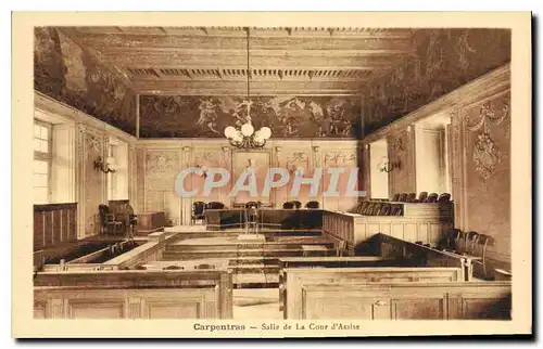 Cartes postales Carpentras Salle de la Cour d'Assise