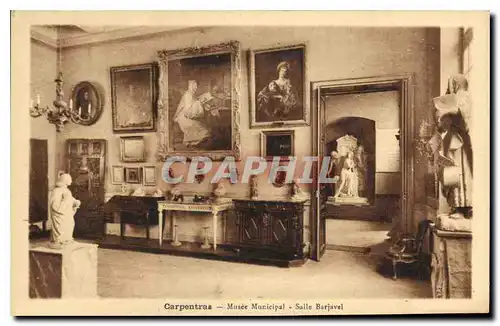 Cartes postales Carpentras Musee Municipal Salle Barjavel