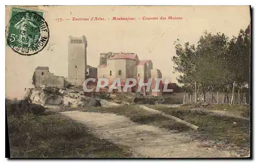 Cartes postales Environs d'Arles Montmajour Couvent des Moines