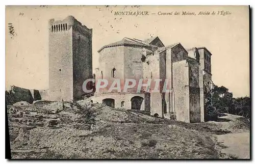 Ansichtskarte AK Montmajour Couvent des Moines Abside de l'Eglise