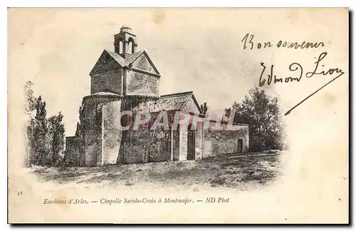 Cartes postales Environs d'Arles Chapelle Sainte Croix a Montmajor