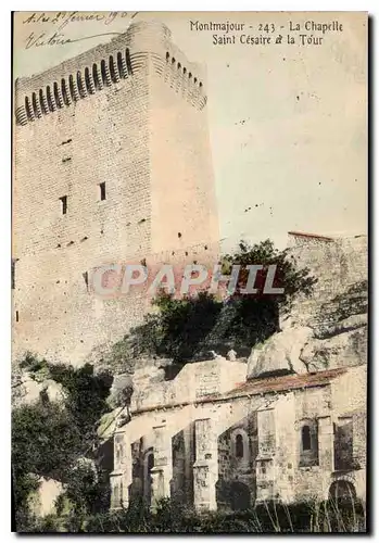 Cartes postales Montmajour la Chapelle Saint Cesaire et la Tour