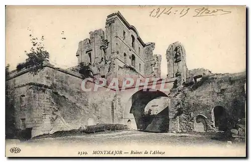 Ansichtskarte AK Montmajour Ruines de l'Abbaye