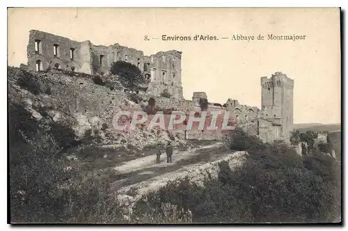 Cartes postales Environs d'Arles Abbaye de Montmajour