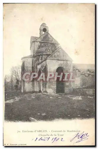 Ansichtskarte AK Environs d'Arles Couvent de Montmajor chapelle de la Tour