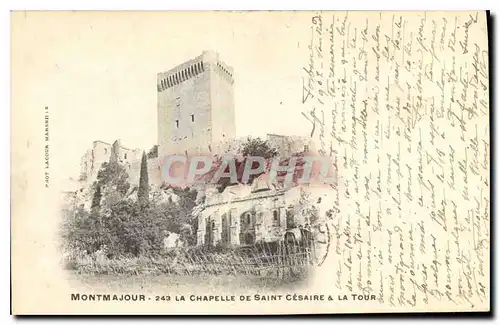 Cartes postales Montmajour la Chapelle de Saint Cesaire et la Tour