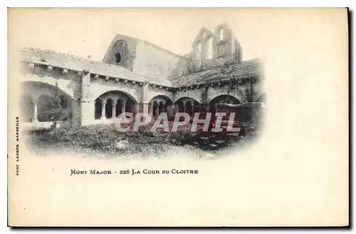 Cartes postales Mont Major la Cour du Cloitre