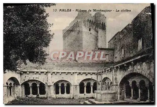 Cartes postales Arles Abbaye de Montmajour le Cloitre