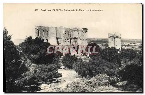 Cartes postales Environs d'Arles Ruines du chateau de Montmajour