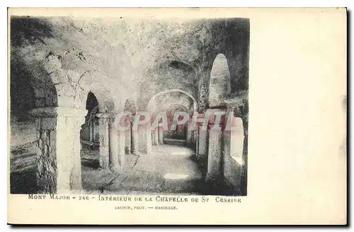 Ansichtskarte AK Mont Major Interieur de la Chapelle de St Cesaire