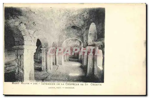 Cartes postales Mont Major Interieur de la Chapelle de St Cesaire