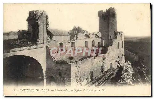 Ansichtskarte AK Environs d'Arles Mont Major Ruines de l'Abbaye