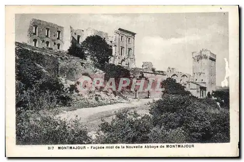 Cartes postales Montmajour Facade midi de la Nouvelle Abbaye de Montmajour