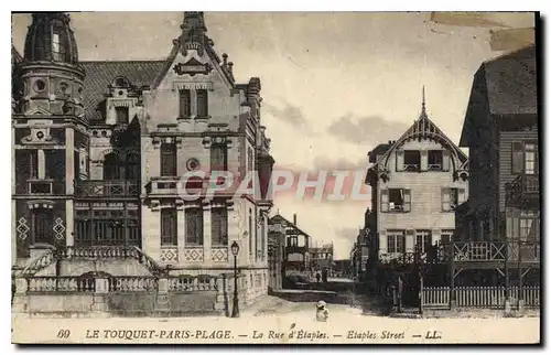 Cartes postales Le Touquet Paris Plage la Rue d'Etaples