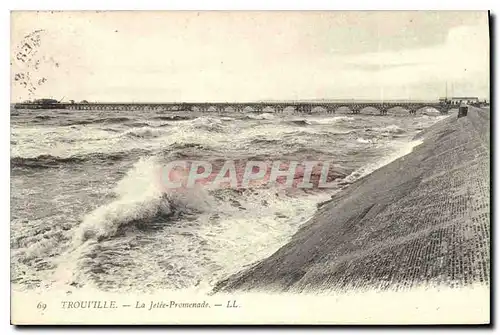 Cartes postales Trouville la Jetee Promenade