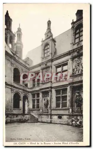 Cartes postales Caen hotel de la Bourse ancien hotel d'Ecoville
