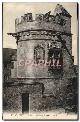 Cartes postales Caen la Tour des Gens d'Armes
