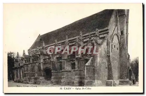 Ansichtskarte AK Caen Eglise St Cilles