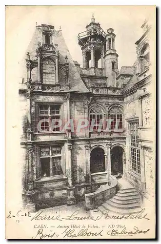 Cartes postales Caen ancien hotel de Valois