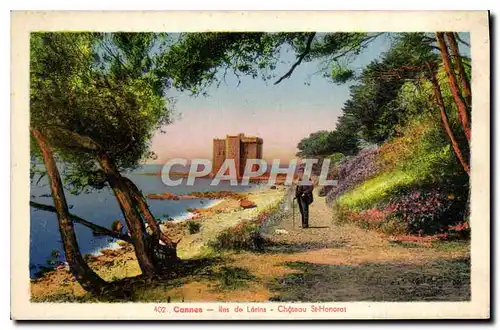 Cartes postales Cannes Iles de Lerins Chateau St Honorat