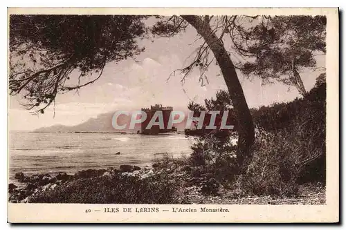 Cartes postales Iles de Lerins l'Ancien Monastere