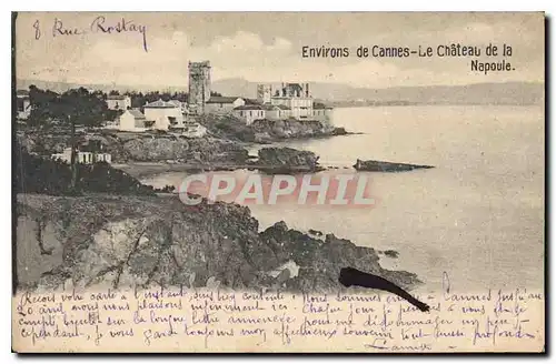 Cartes postales Environs de Cannes le chateau de la Napoule